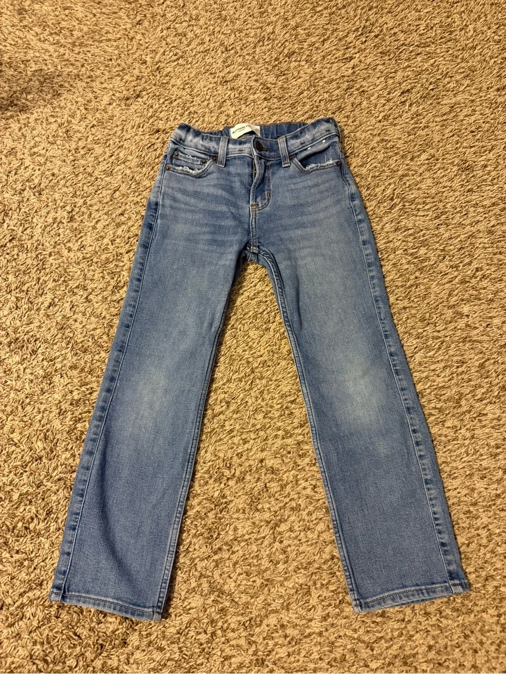 abercrombie kids Light Blue Straight Leg Jeans